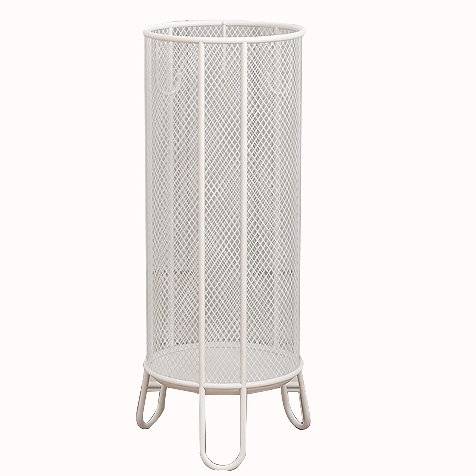 Porte-parapluies en métal avec bac égouttoir anti-rouille pour sol toujours sec