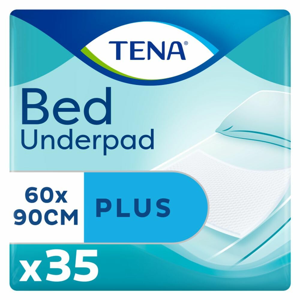 Tena Bed Plus 60 x 90 cm Underpad - 35 Bed Protection Sheets