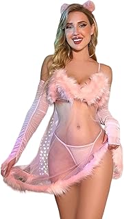 لانجيرى سكسى لانجرى مثير بيبى دول قصير بلاى سوتس شفاف قميص نوم حريمى انيق من Four H كود 345