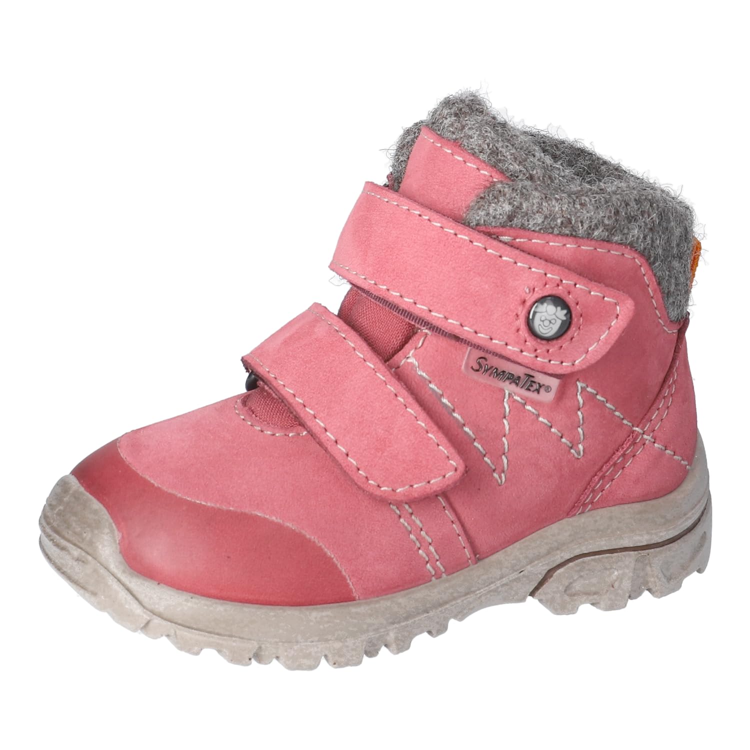 RICOSTA Children's Dario Boots, Width: Normal (WMS), Removable Insole,Sympatex, Rosewood Grey 320, 22 EU