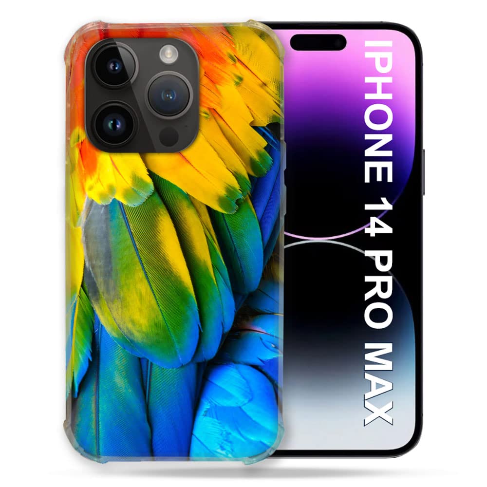 Coque iPhone 14 Plus (6.7) perroquet avec impression haute définition
