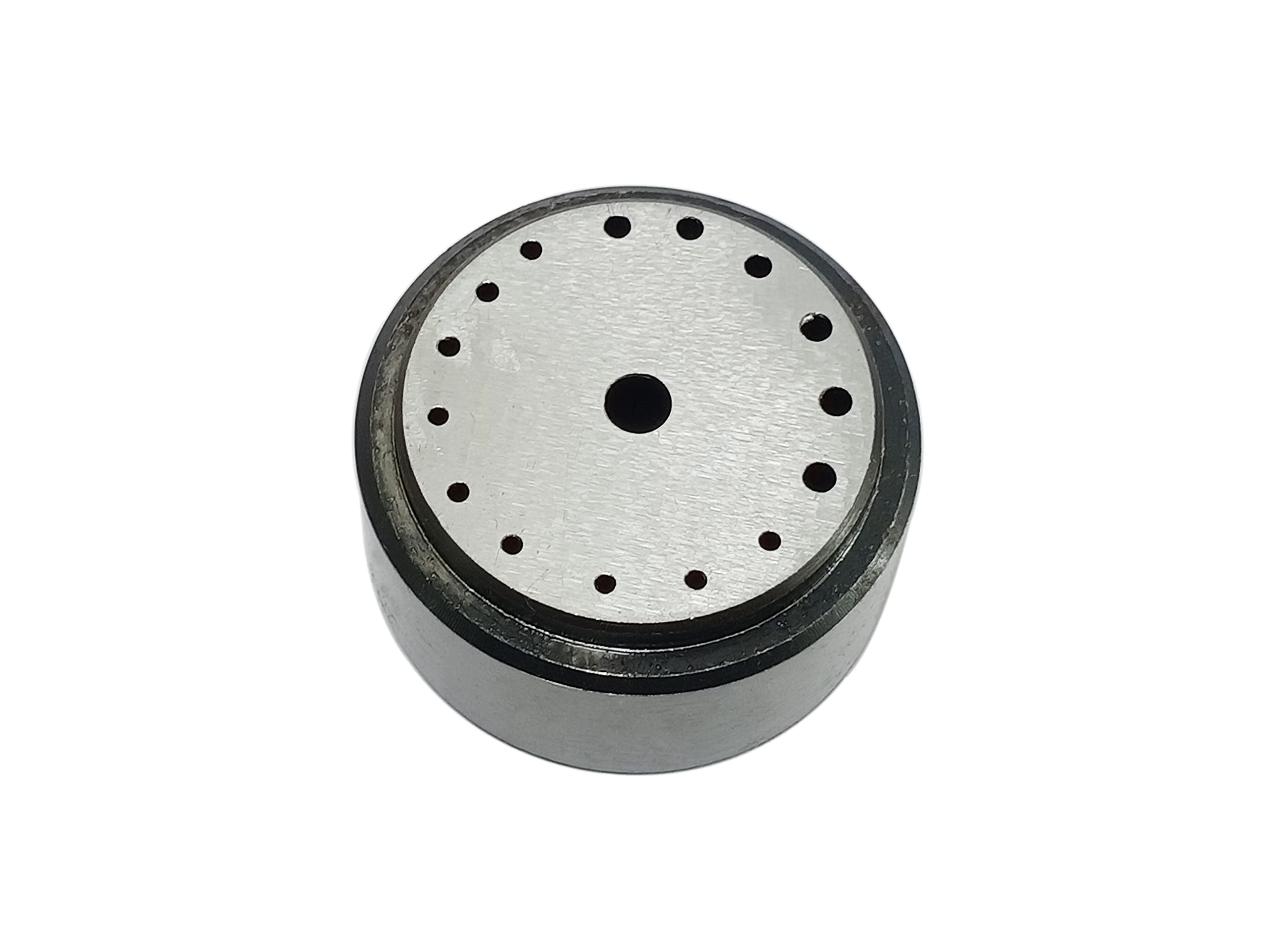 HAMMER MAN Large Round Staking Anvil 16 Holes Watch Tool Riveting/Mini Small Rivet Riveting Stake Round 16 Holes Jewellers Watchmaking Block Tool