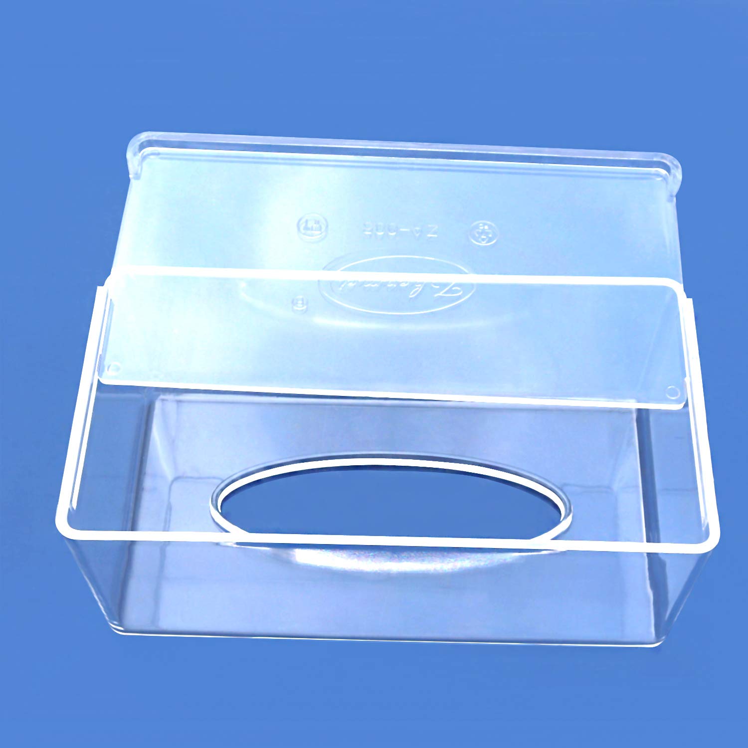 Lot De 2 Boîtes à Mouchoirs En Acrylique Transparent - 26x14x11 Cm - Design Moderne Pour Bureau Ou Salle De Bain
