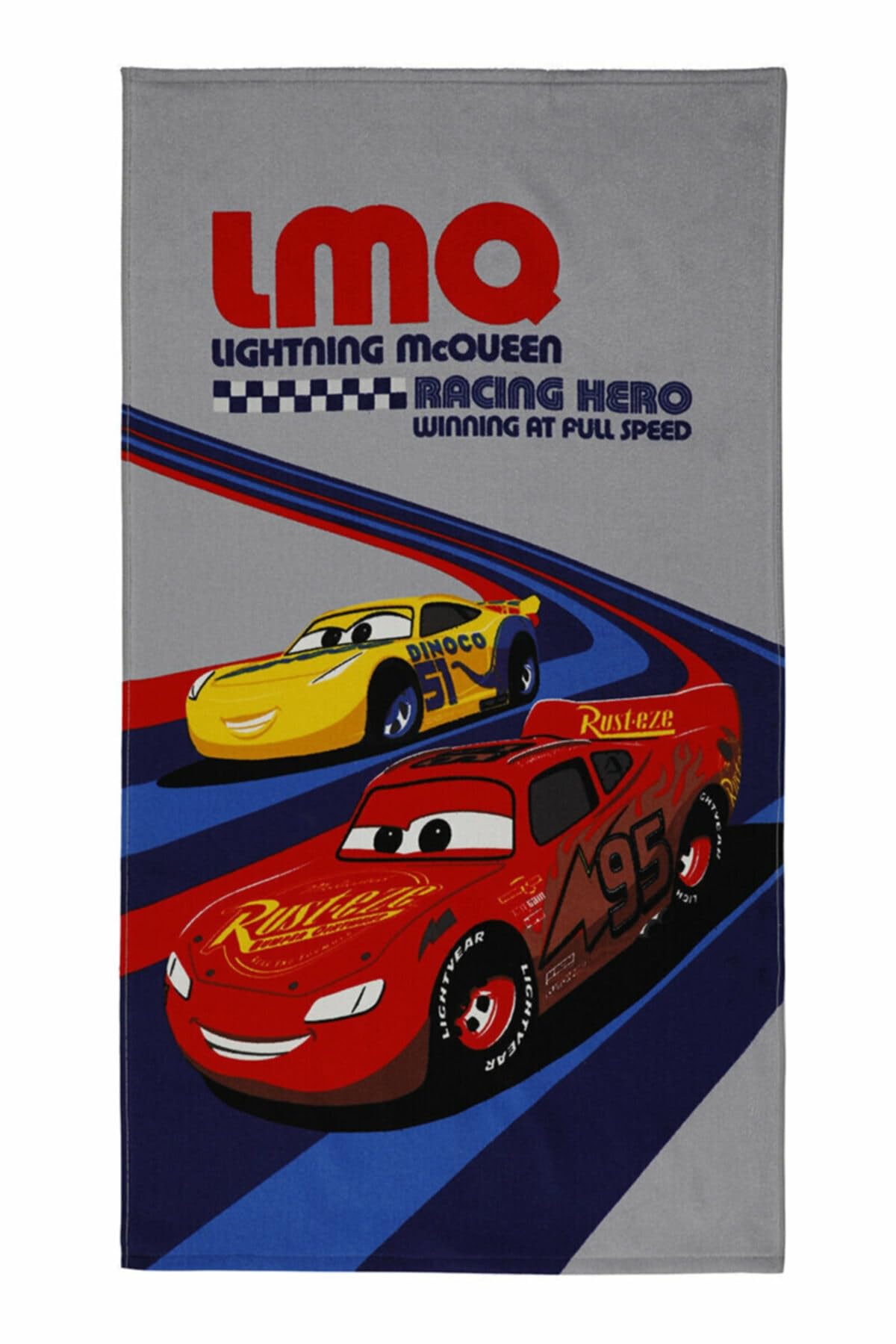 Cars Lmq95 Disney Lisanslı Kadife Plaj Havlusu 70x130