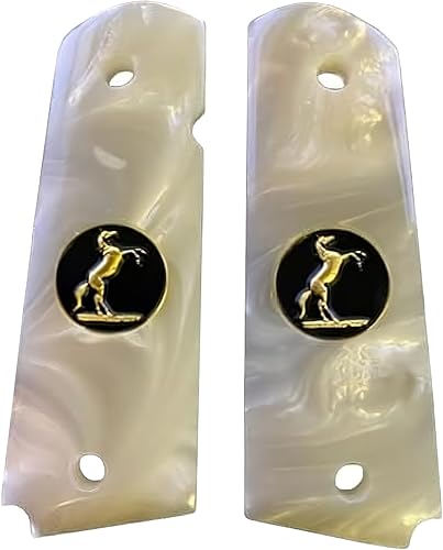 Repuesto compatible para empuñaduras Pearl Premium 1911 Colt Gov. & Clones Taurus, S & W, Springfield, Rock Island