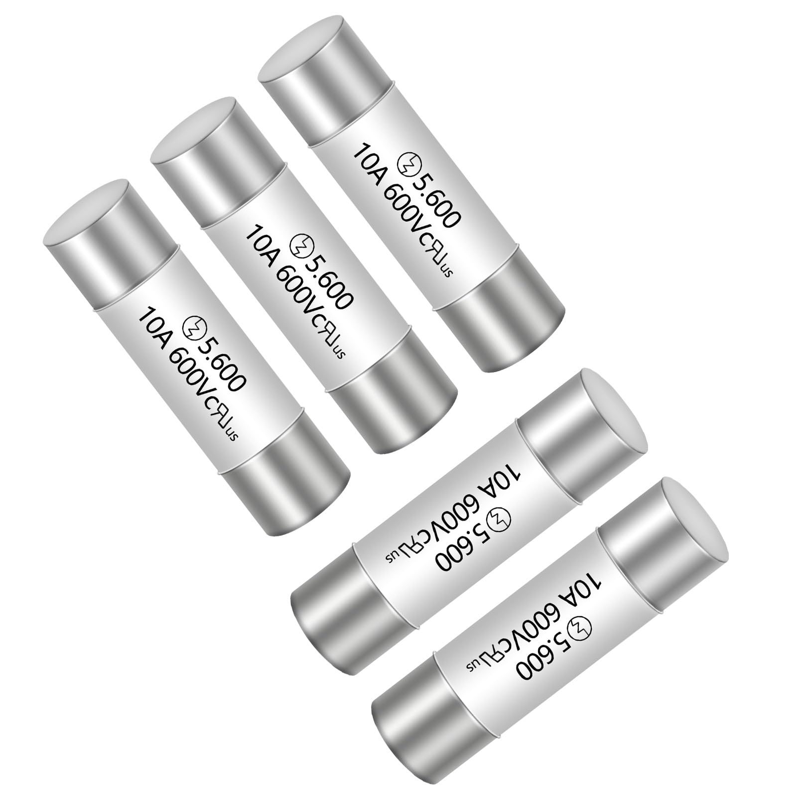 Fusibile multimetro HV510 10A 600V AC 5 x 20 mm, ad azione rapida 10 Amp fusibile in ceramica * 5