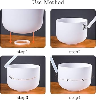 Amazon | SOLSHINE クリスタルシンギングボウル 432HZ 8インチ F