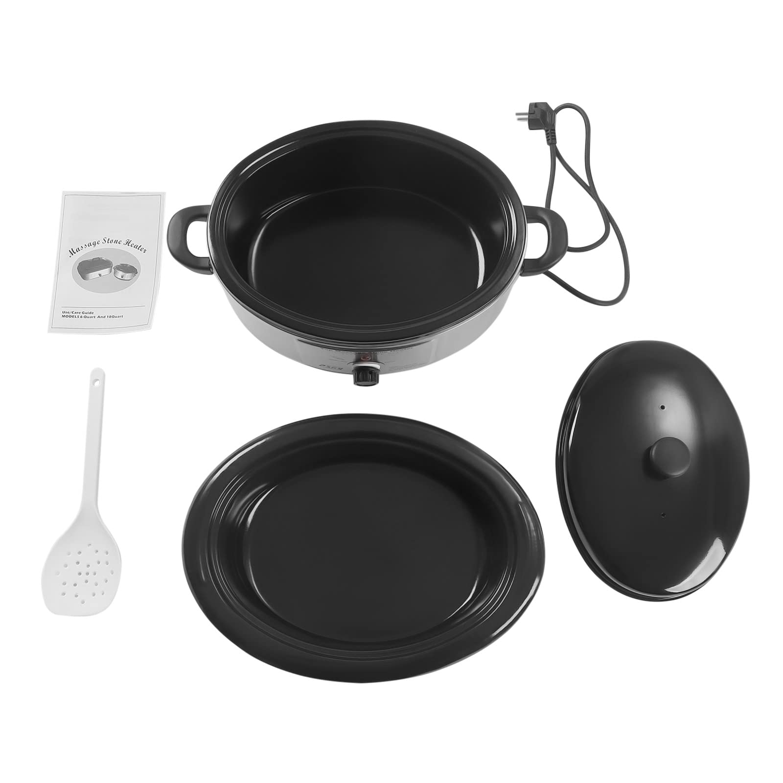 Hot Stone Wärmegerät Massage Set Basic 6 Liter, Heiße Steine Erwärmer mit Temperaturregelung