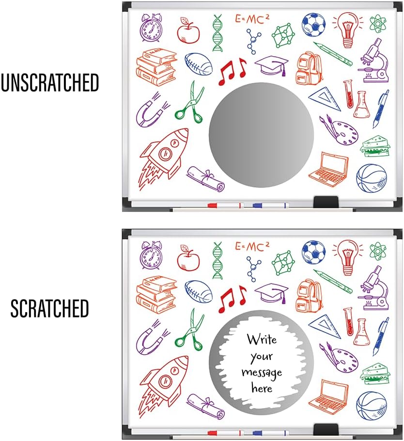 My Scratch Offs 50 Pack Whiteboard DIY Custom Make Your Own Scratch-Offs Prizes for Kids Teacher Supplies for The Classroom Motivational Scratch Cards for Students Appreciation Cards image 4