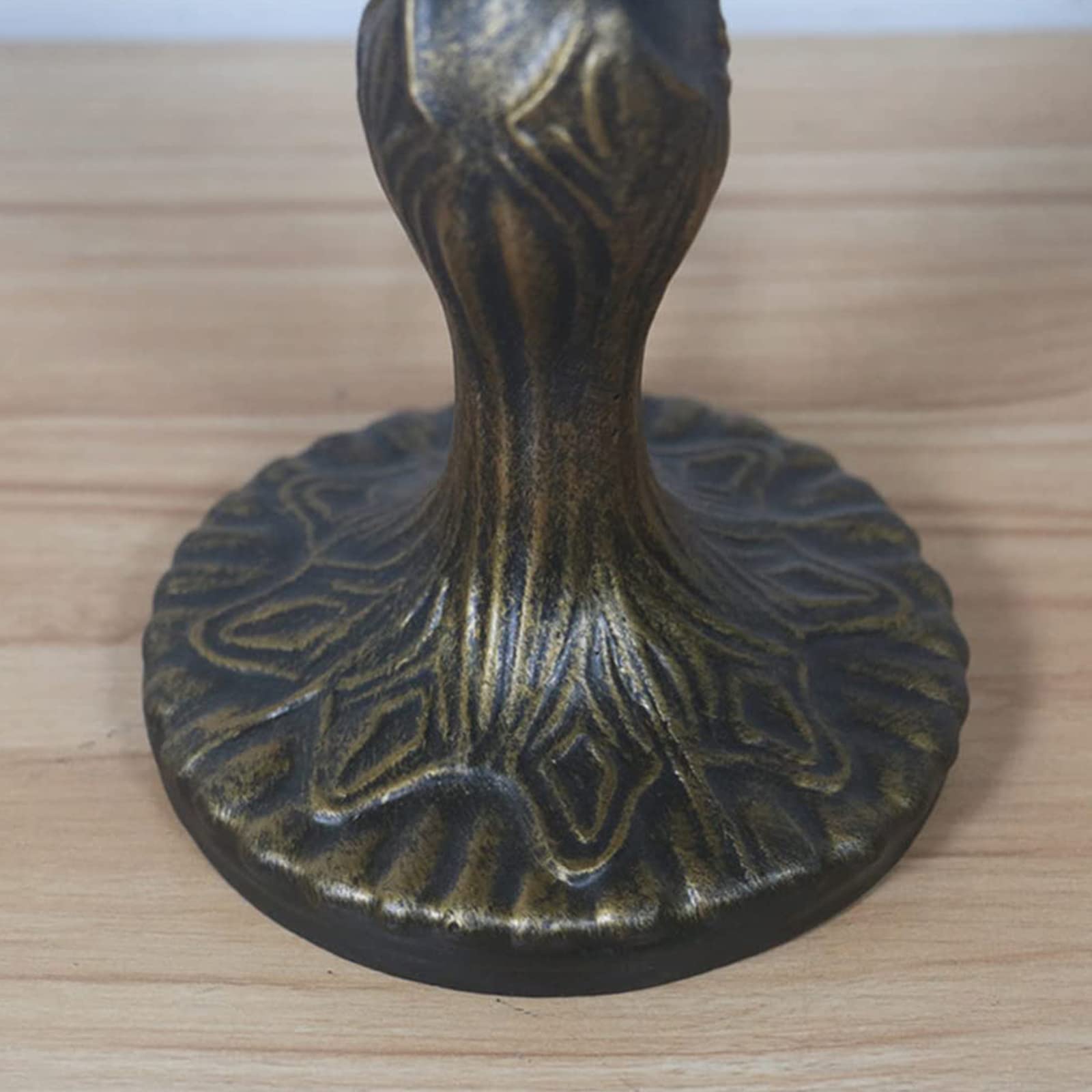 Lampy w stylu tiffany witraż klosz do lampy śródziemnomorski Vintage antyczna metalowa podstawa proces lutowania stosuje się do salonu sypialnia badania zielony 12 cali needed