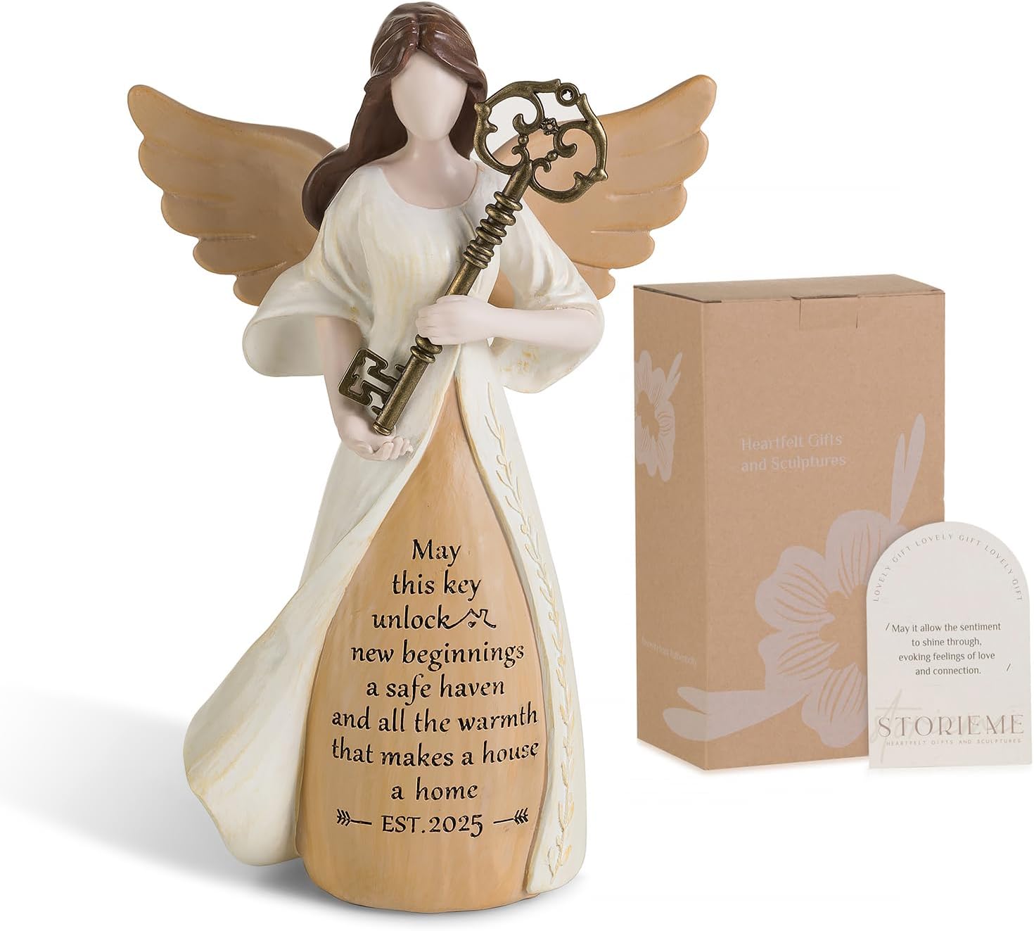 Housewarming Gifts New Home: House Warming Gift for Women Friend Homeowner – Guardian Angel Figurines for New Apartment Party Decorations Entryway Table Decor Ideas Housewarming Gifts New Home: House Warming Gift for Women Friend Homeowner – Guardian Angel Figurines for New Apartment Party Decorations Entryway Table Decor Ideas
