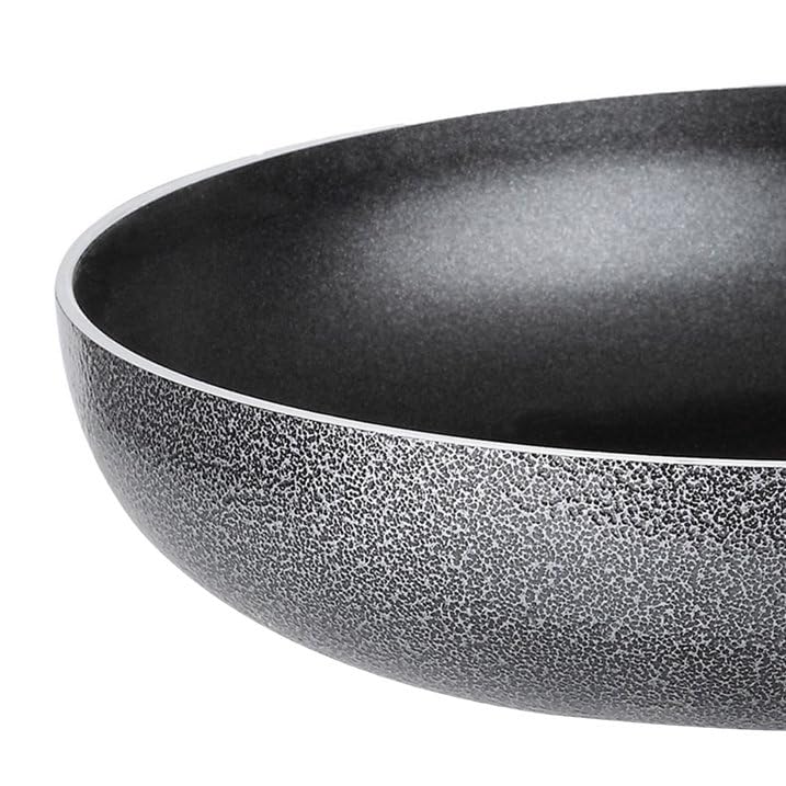 Wok de aluminio antiadherente, 10 pulgadas, color gris miniatura 6