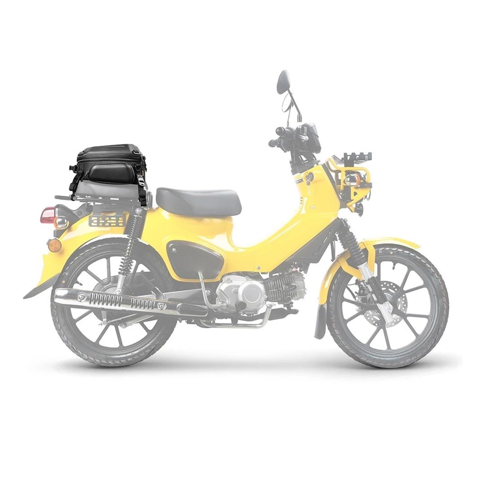 Borsa Moto Impermeabile Borsa Sedile Posteriore Espandibile Grande Capacità 12-18 Litri Attrezzi Posteriori Per Guida Universale Per Moto