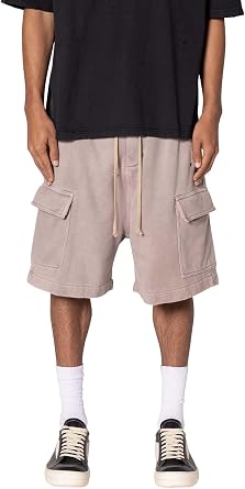 mnml Mens Mens Rave Cargo Fleece Sweat Shorts