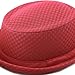 The Hat Depot Light Weight Classic Soft Cool Mesh Porkpie hat (L/XL, Red)