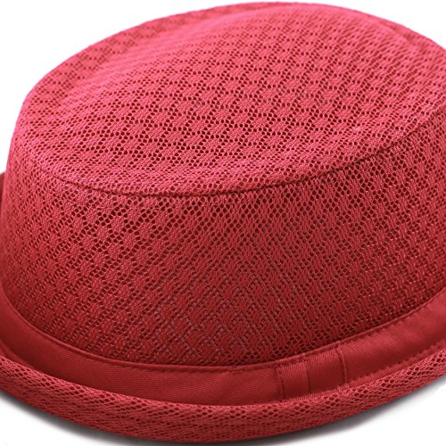 Image of The Hat Depot Unisex Light Weight Classic Soft Cool Mesh Pork Pie hat
