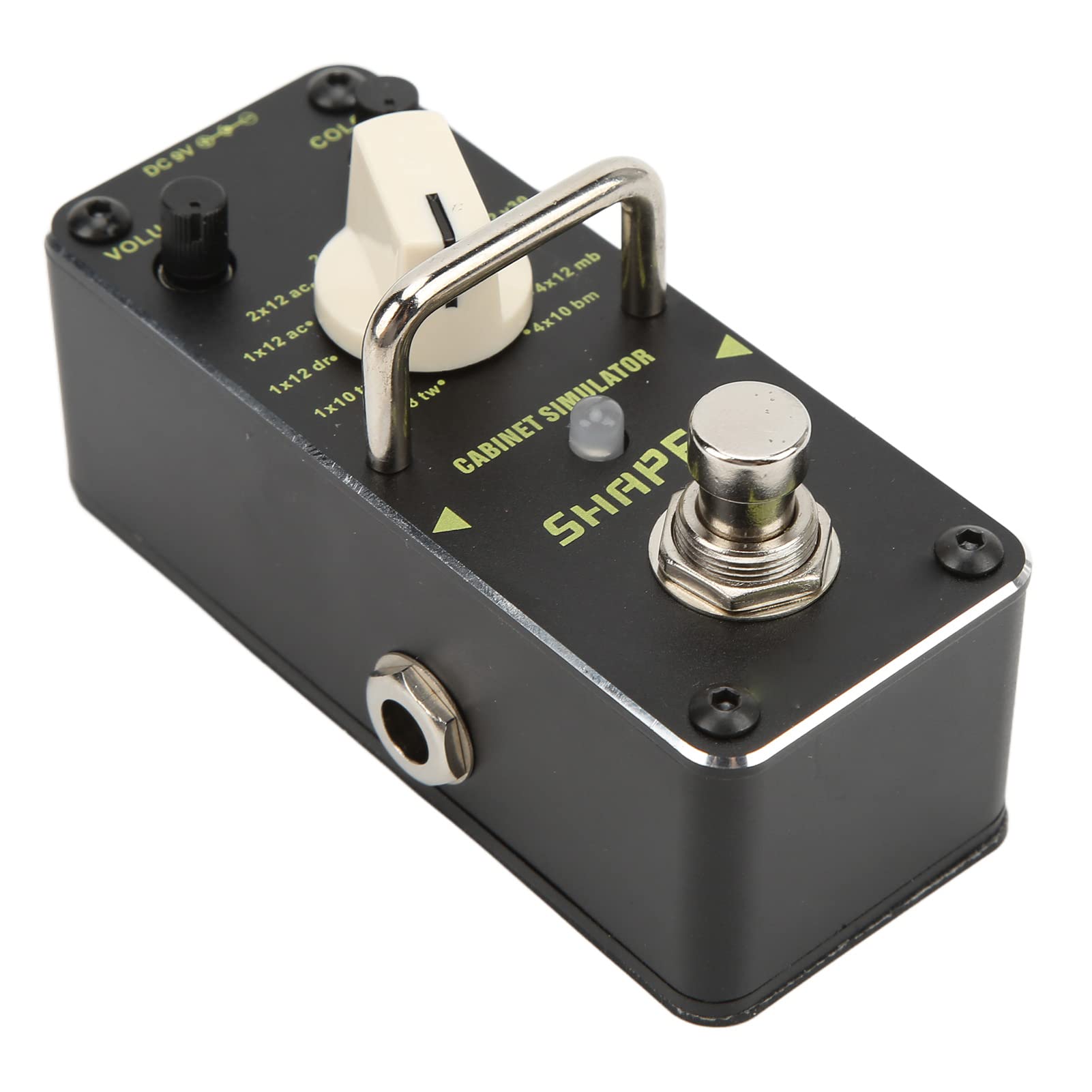 CHICIRIS Pedał Efektów Gitarowych, Analogowy Symulator Szafki Mini Single True Bypass z 3 Pokrętłami Sterującymi i Przełącznikiem Nożnym True Bypass, do Gitary Elektrycznej