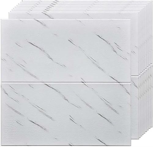 Revestimiento de pared con efecto de ladrillo 3D, panel de espuma XPE de 27.6 x 27.6 in, paneles de pared 3D para dormitorio, sala de estar, fondo