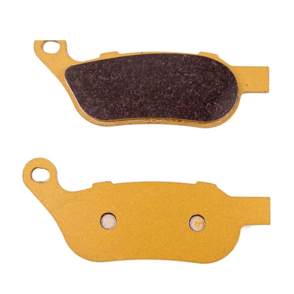 Pastillas de freno delanteras y traseras para FLS Softail Slim 12-14 FXCW Rocker para rueda fundición 08-09 FXSB Breakout 13-14 pastillas de freno de motocicleta(1set Copper Based)