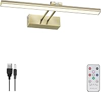 Vista 14 de FUNCHDAY Luz para Cuadros, Luces de Arte a Batería para Pared, Luz Inalámbrica con Control Remoto para Pinturas con Temporizador y Regulable