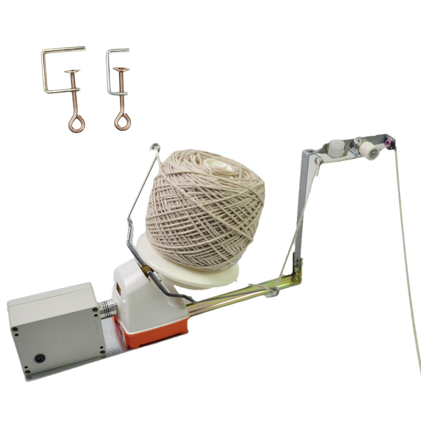 Avvolgitore Filato Elettrico Macchina Elettrica Per Lavorazione Del Filo | Filatrice Per Filo Da Ricamo Per Uncinetto Tessitura Ricamo Hobby Casa Laboratorio