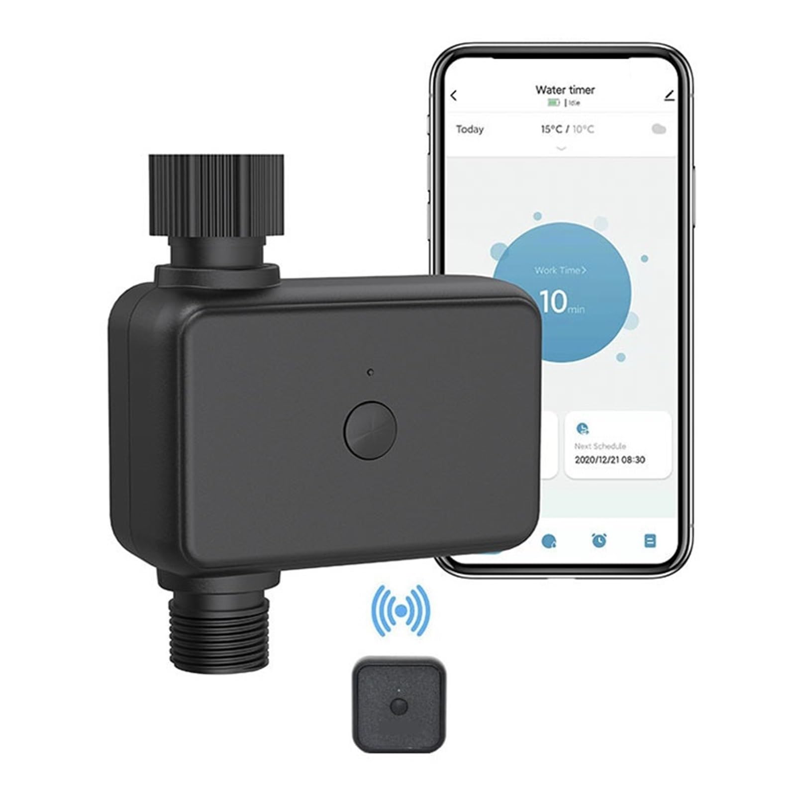 Temporizador De Riego Wifi For Jardín, Controlador Automático Inteligente, Válvula Agua, Sistema For , Césped ConservacióN Del Agua(Other timer with HUB)