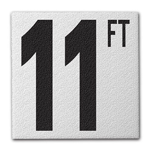 Ceramic Swimming Pool Deck Depth Marker 