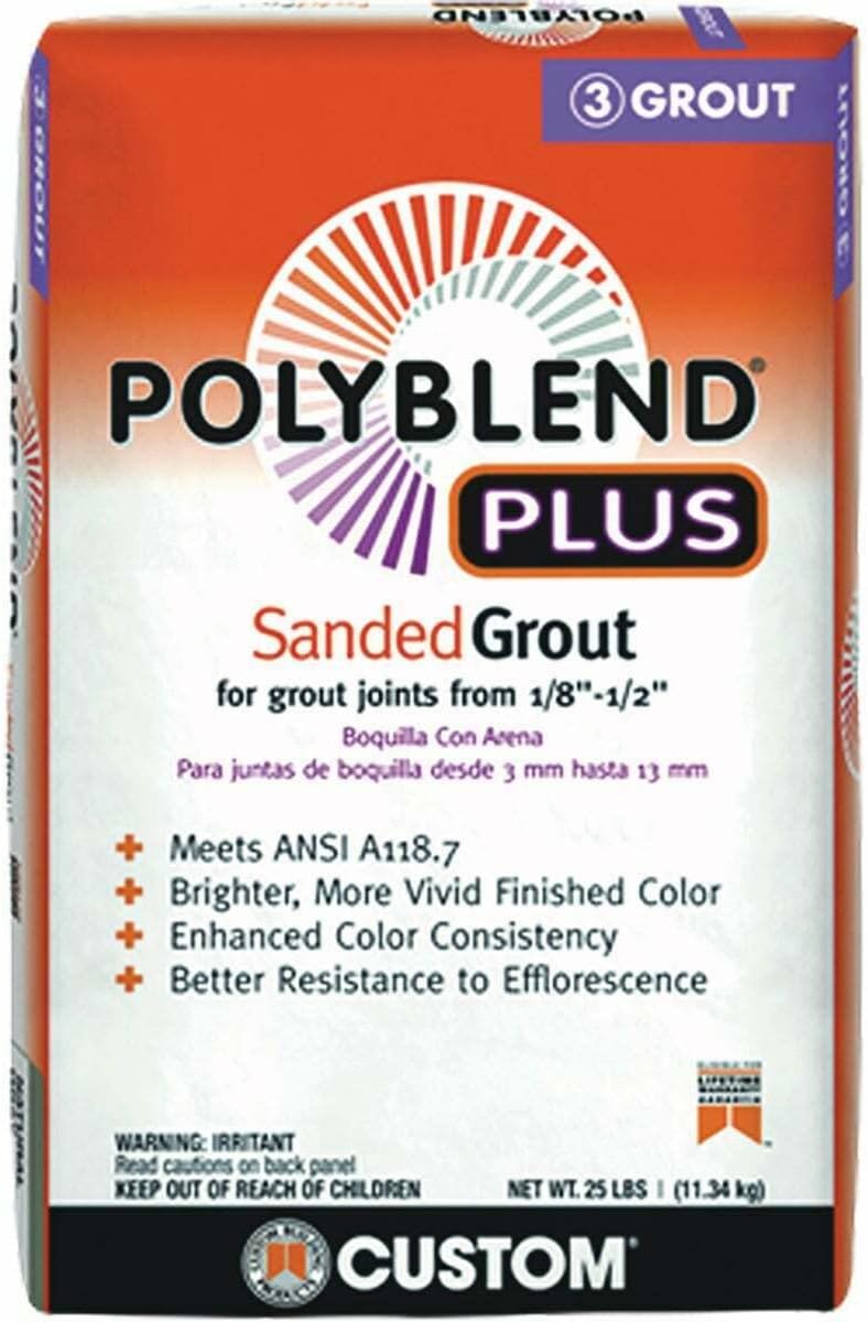 Grout Customs POLYBLEND Plus Sanded 25LB Bag (Haystack 380)