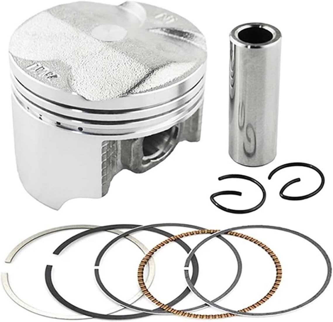 オートバイエンジン部品ピストンリングキットボアSTDサイズ55mm(1Set