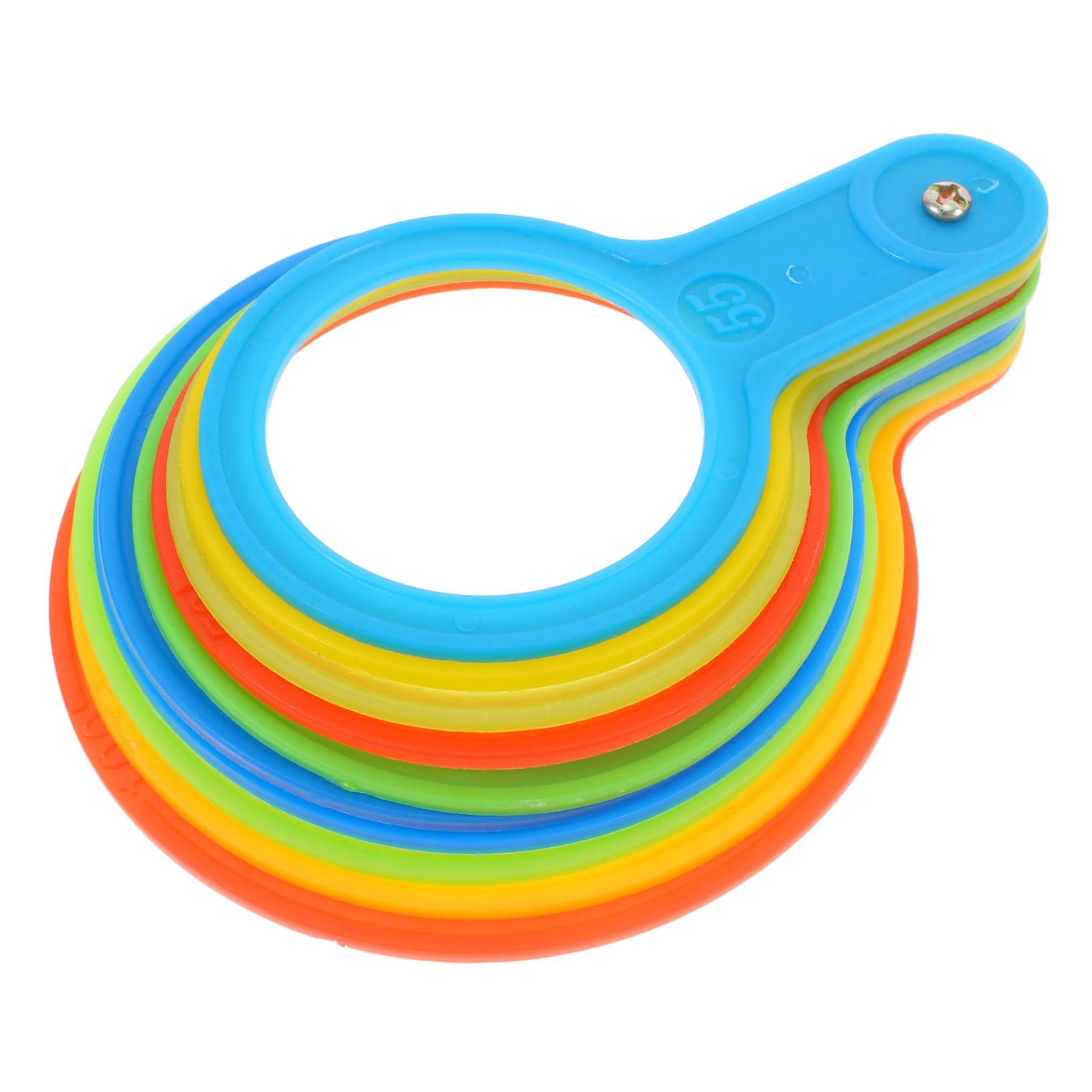 CIMAXIC Fruit Size Measuring Ring Tool Plastic Diameter Gauge for Oranges Peaches Apples