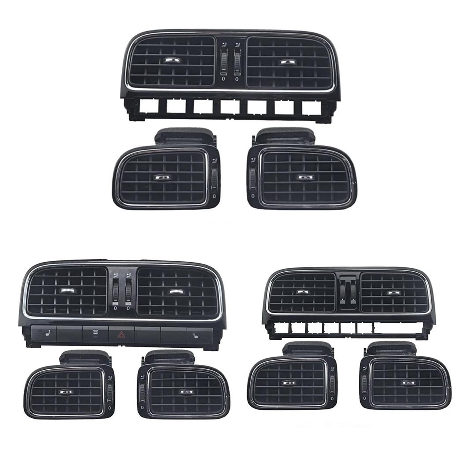 Grille tableau bord GTI MK5 premium panneau instruments calandre double - 8