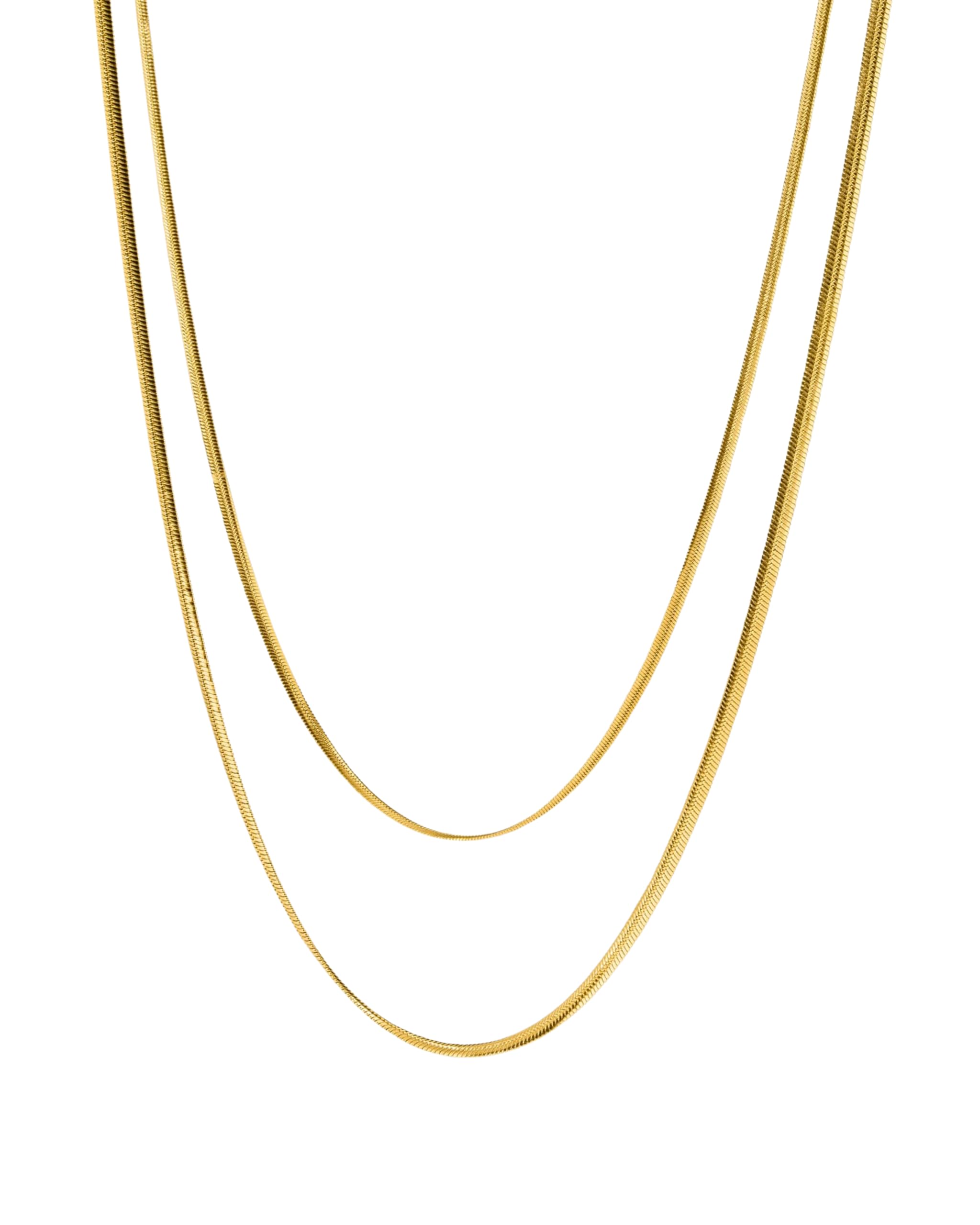 Purelei Two Layers Kette Damen – Gold – Halskette Damen aus langlebigem Edelstahl – Produktbeschreibung