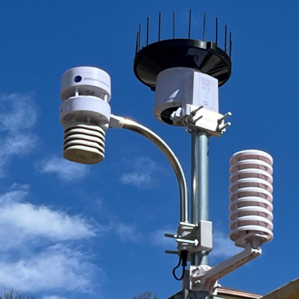 Bird Spike Deterrent for Ambient Weather WS-5000 | UV-Resistant ASA Plastic | Protects Ultrasonic Sensors & Rain Gauge | Precision 3D Printed | Black image 4