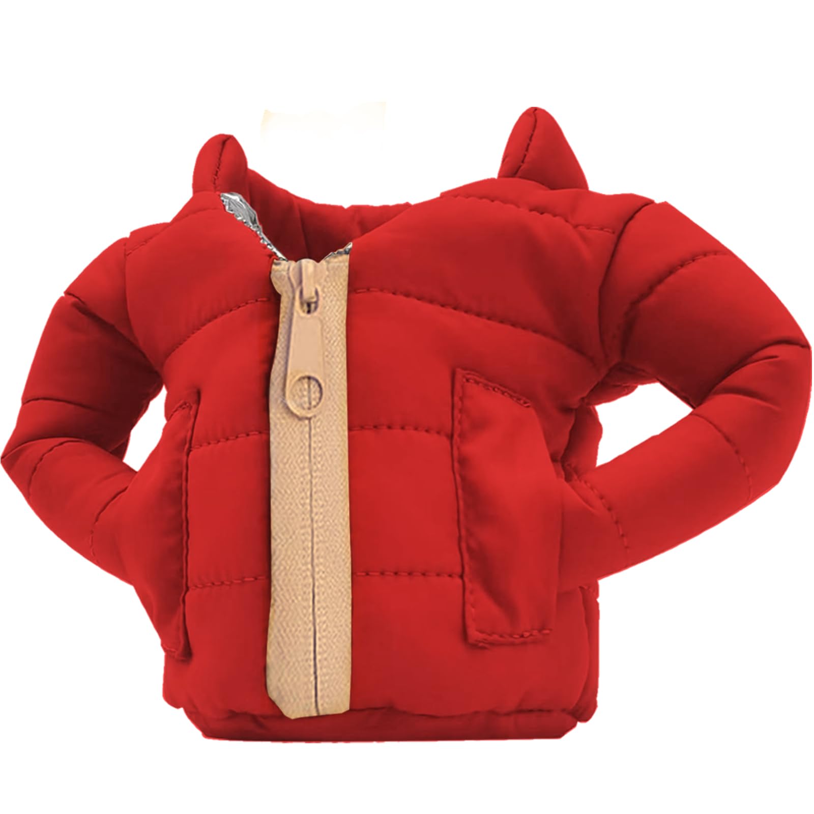 Getränkejacke, gemütlich für Dosen mit attraktiver Verpackung, lustige Dosenabdeckung, Geschenke für Frauen, Männer, Mutter, Papa und Freund (braun)