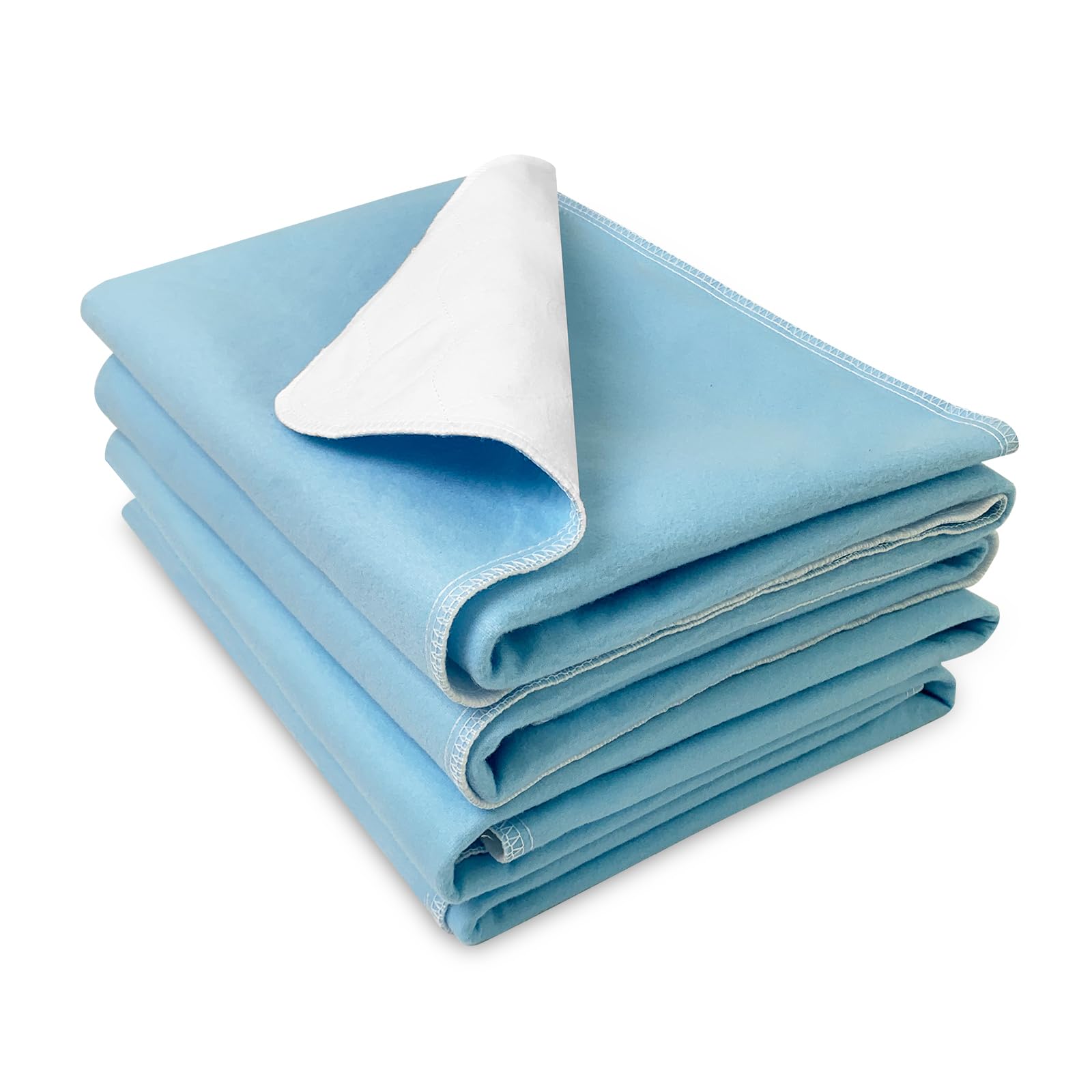 Bamuho Bed Pads for Incontinence Washable Extra Large 44" x 52", Waterproof Adult Large Bed Pads with 4 Layers of Protection, Fits Full to King Size