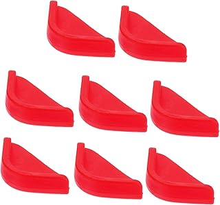 CIYODO 16piezas Protección De Esquinas De Antideslizante para Platos De Descongelación Rápida De Color Rojo para Cocinas y Restaurantes