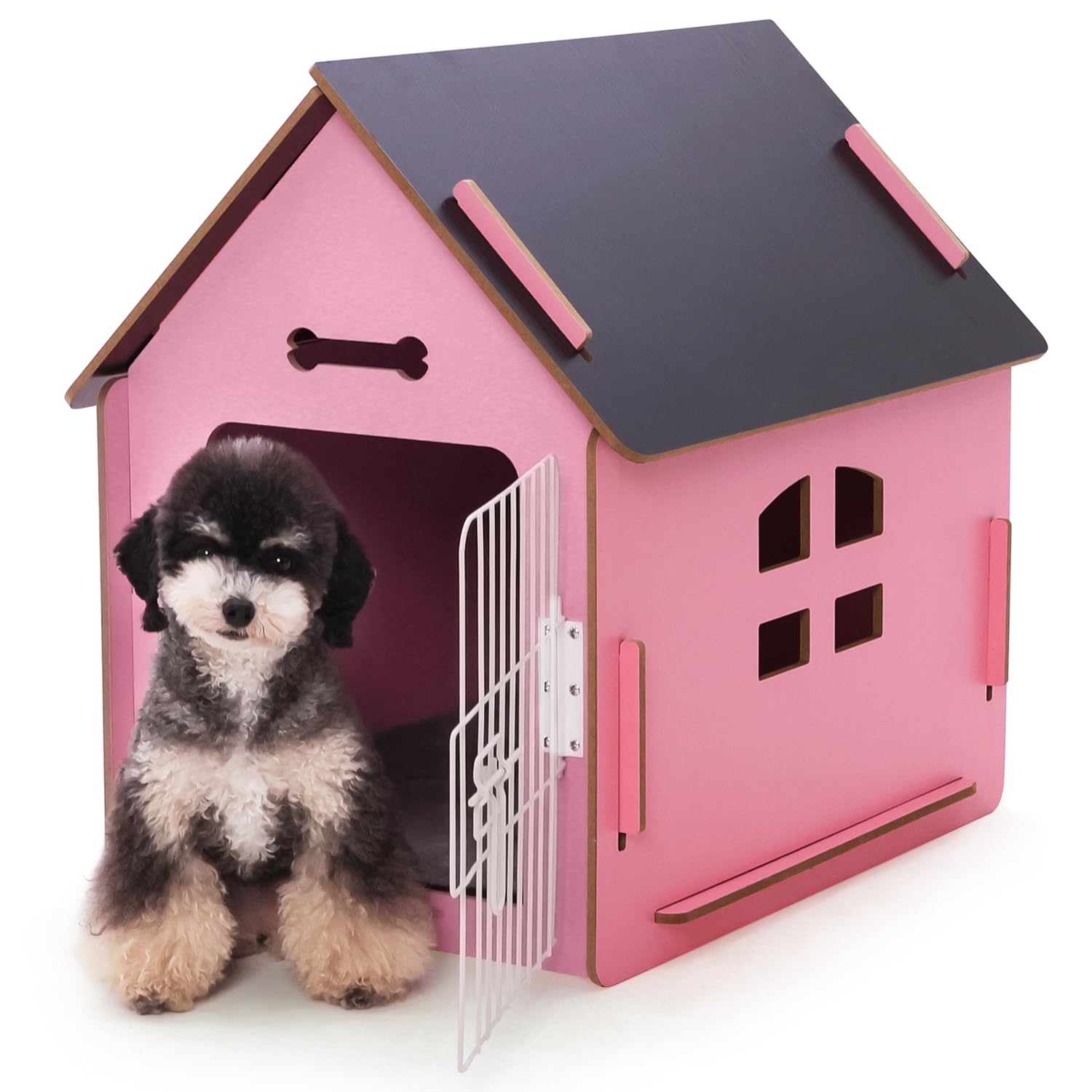 Amazon.com : Dog House Indoor for Small Dogs or Cats, Cozy Wooden