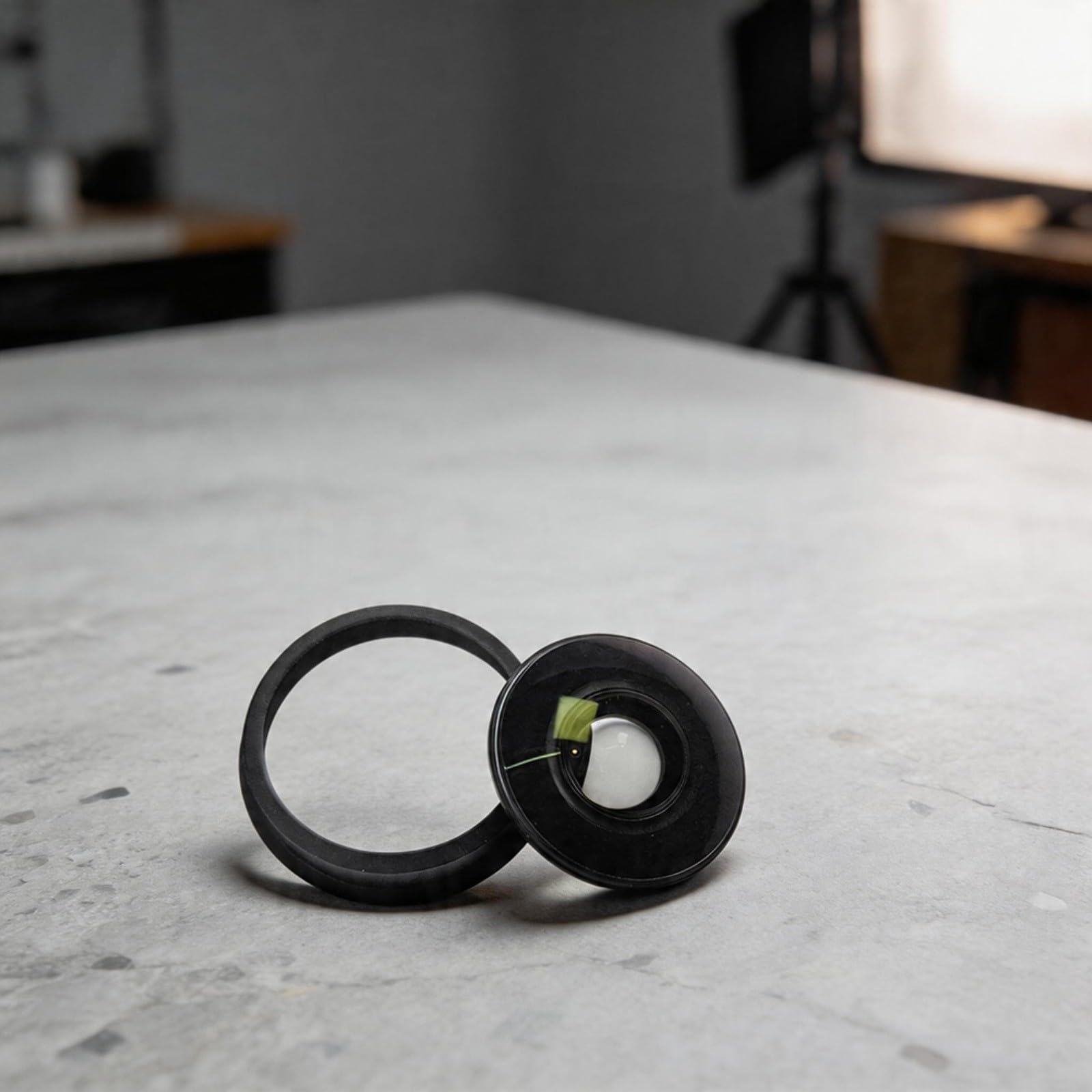Lente in vetro ottico per action camera Insta360 X3, obiettivo di ricambio di precisione con anello, copertura protettiva compatta da 2,25 cm per riparazione