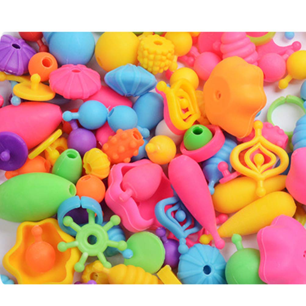 TOYANDONA Kit Braccialetti Bambina in Plastica Lavabile Scatola Regalo e Contenitore Trasparente per Ragazzo Ragazza e Ragazze per Attività Creative e Decorazioni