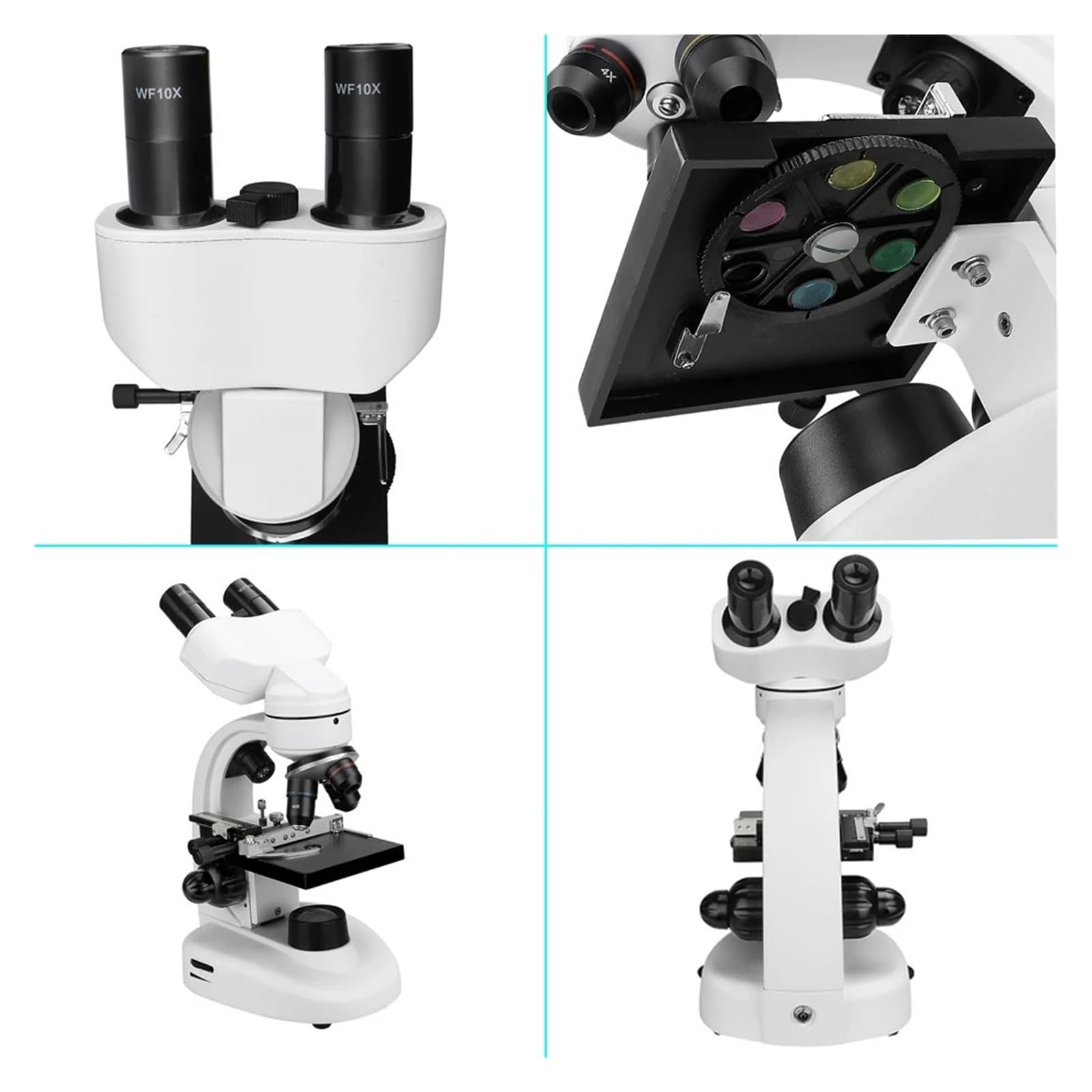 Mikroskop, Mikroskop biologiczny 500X-1500X Binokularny optyczny mikroskop elektronowy