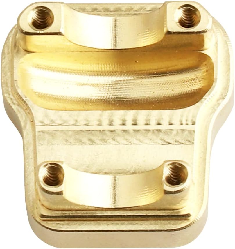 Brass Caster Blocks & Steering Blocks & Diff Covers Heavy Duty for TRX4M TRX4MT 1/18 RC Crawler Car Upgrade Parts (Gold)
