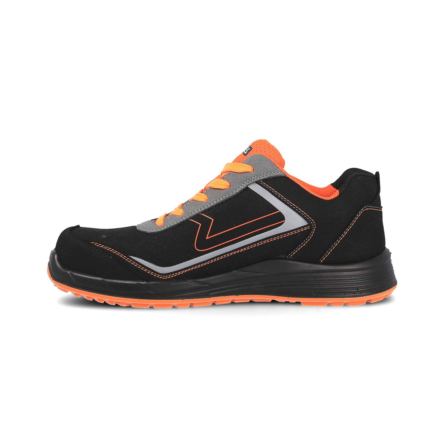Paredes Deportivo Hamilton - S3 Ci HI ESD SRC - Color Negro y Naranja- Talla 38
