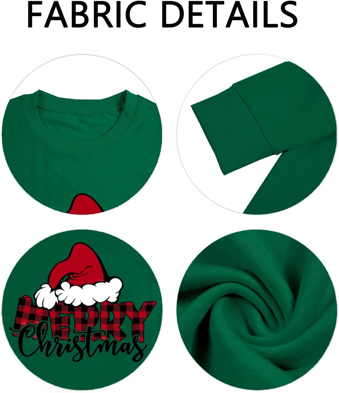 Christmas Sweatshirts for Women Christmas Tree Graphic Merry Sweatshirt Cute Xmas Holiday Long Sleeve Pullover Blouse - Image 5