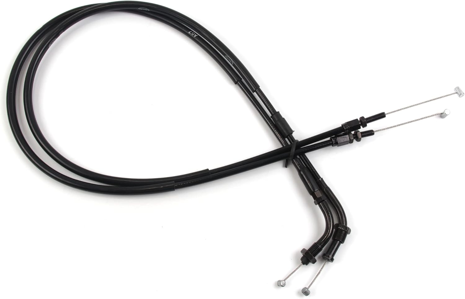 Arashi Throttle Cable for Honda CB400 VTEC 1999-2012, Stainless Wire Line and Rubber Motorcycle Replacement Accessories Parts Black