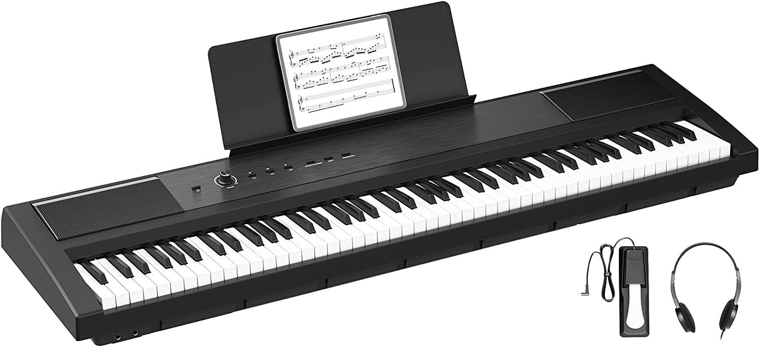 Buy Digital Piano with 88 Key Full Size SemiWeighted Keyboard Portable