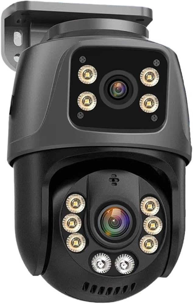 Amazon.co.jp: 防犯カメラ デュアルレンズデュアルスクリーン 4K 8MP
