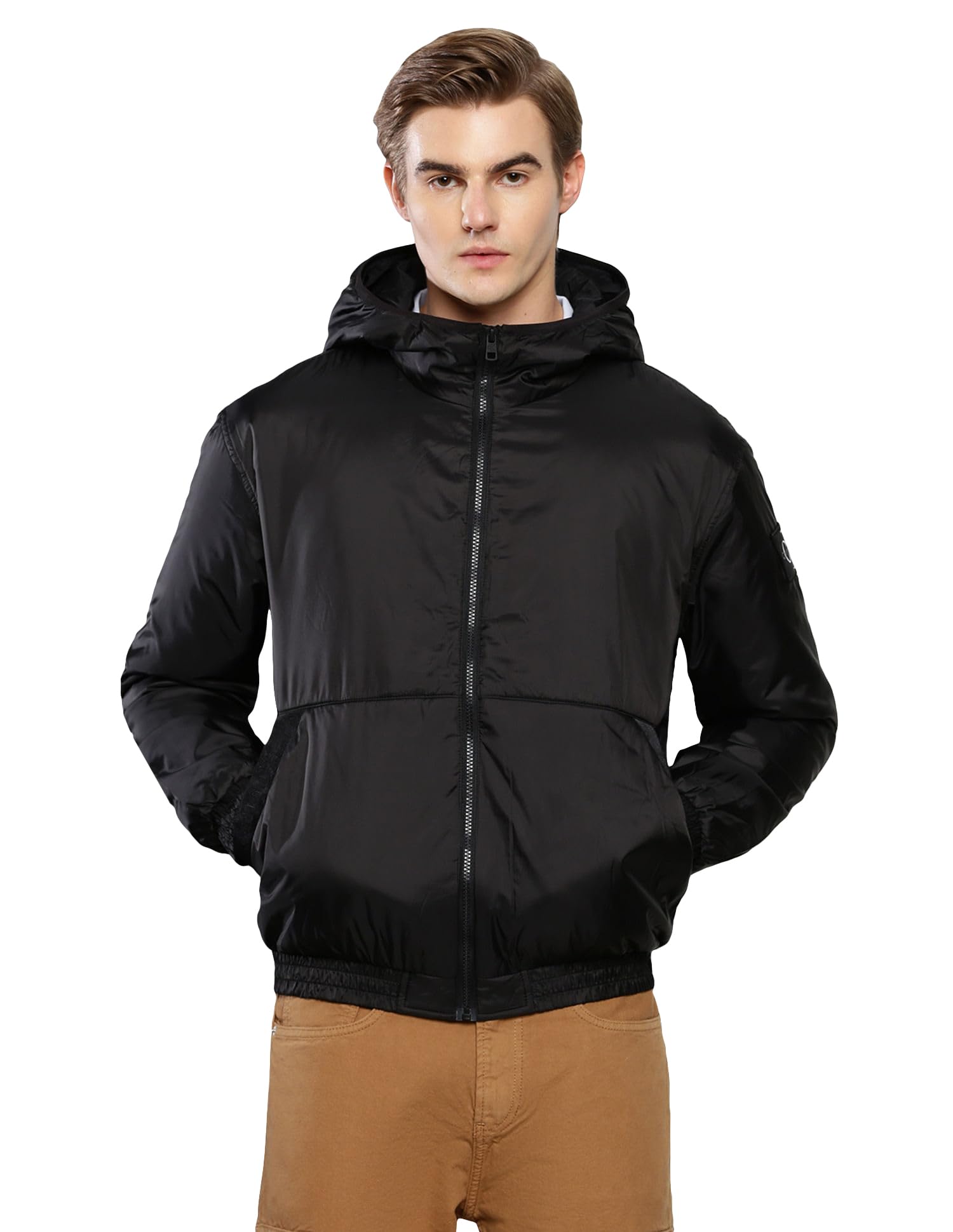 Veste en polyester noire Calvin Klein la finition haut de gamme - 8