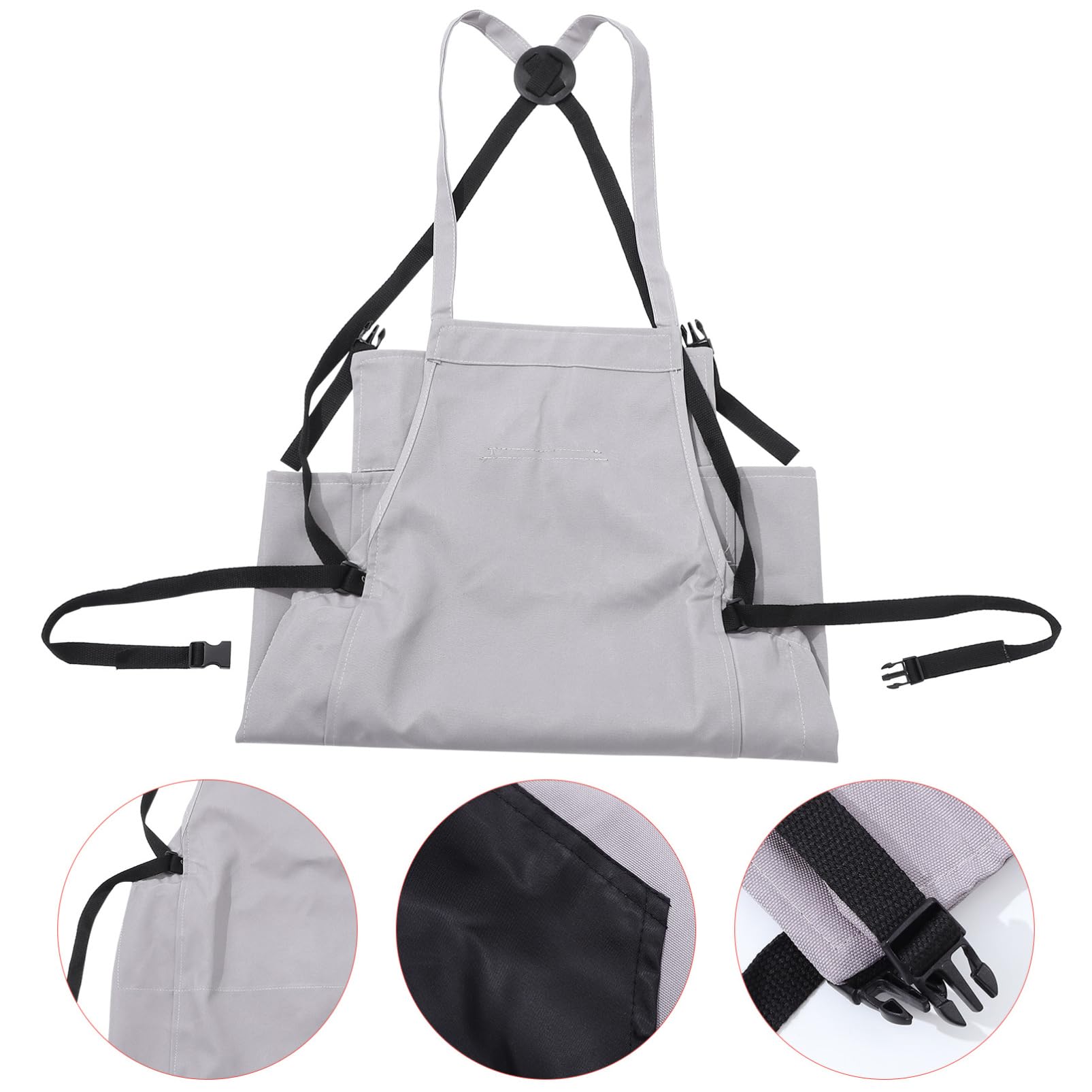 BESPORTBLE Grembiule da Raccolta Oxford, Ampie Tasche e Tracolla Regolabile, per Orto e Frutteto, Comodo e Resistente