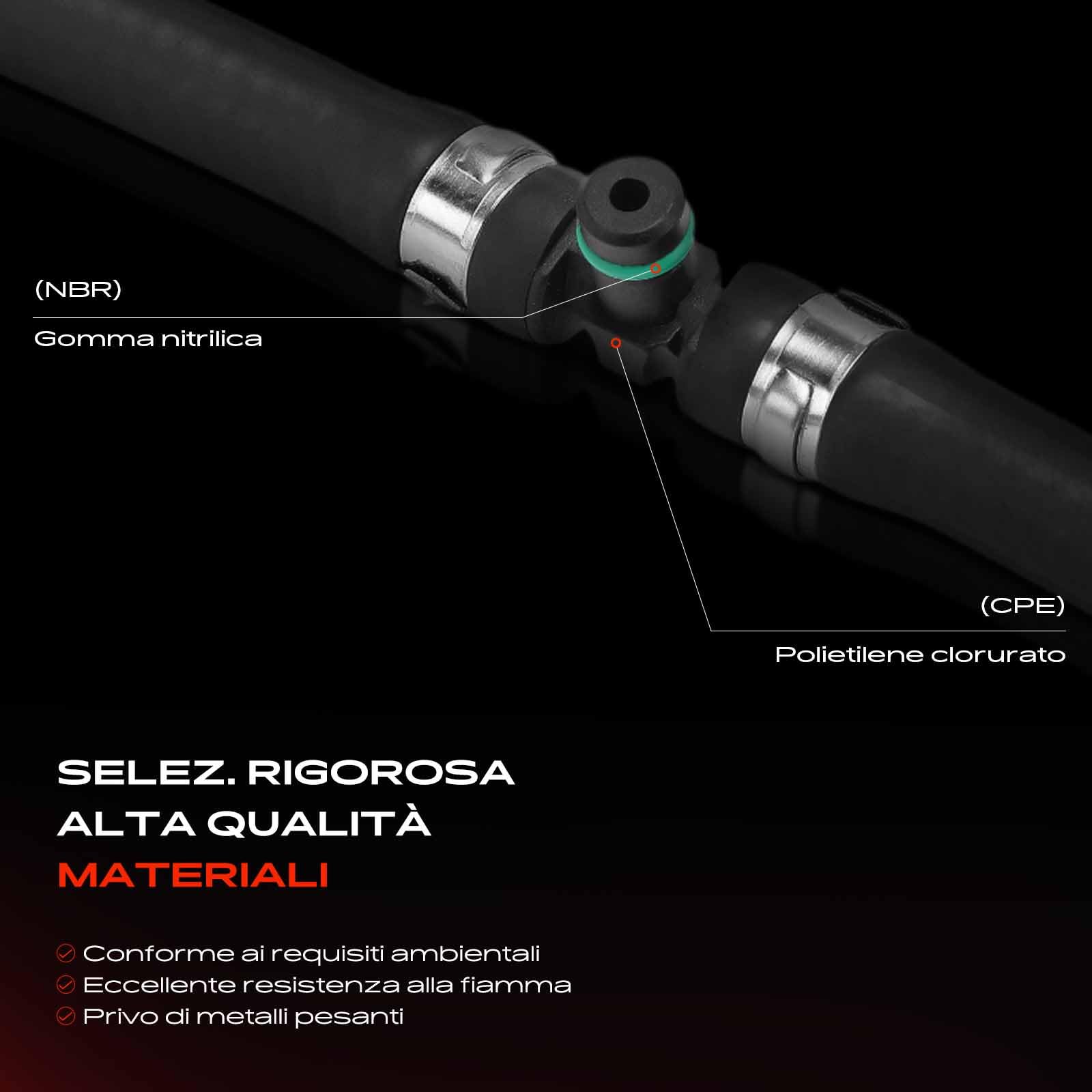 Frankberg Tubo di ritorno Carburante di perdita BioDiesel Compatibile con Astra H Astra J Corsa D Meriva Zafira Replace# 824020,55578366