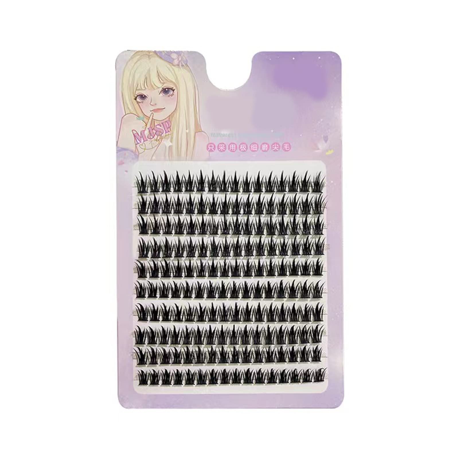 1 Box DIY False Eyelashes Eyelash Extensions 9 10 11 12 13mm Artificial Eyelashes Curl Ultra-Thick Dense Fake